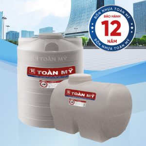Bồn nhựa Toàn Mỹ vân đá đứng 1000 lít