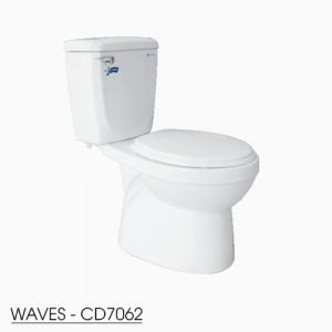 Bồn cầu 2 khối Thiên Thanh WAVES – CD7062