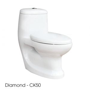 Bàn cầu 1 khối Thiên Thanh Diamond - CK50