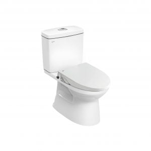 Bàn cầu 2 khối nắp cơ INAX AC-504A+CW-S15VN